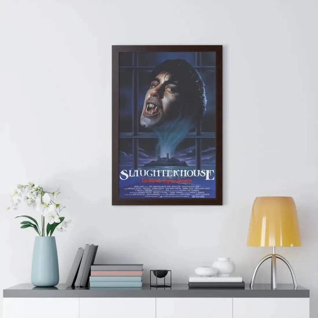 SLAUGHTERHOUSE ROCK 1988 - Framed Movie Poster - The Sticker Space