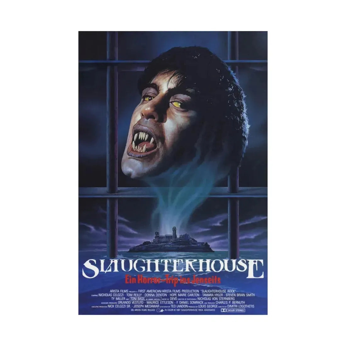 SLAUGHTERHOUSE ROCK 1988 - Paper Movie Poster - The Sticker Space
