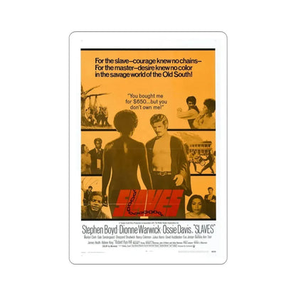 Slaves 1969 Movie Poster STICKER Vinyl Die-Cut Decal 4 Inch - The Sticker Space