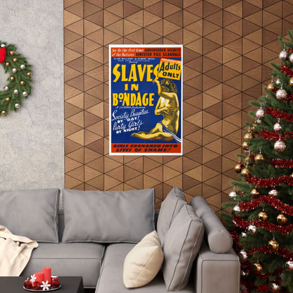 SLAVES IN BONDAGE 1937 - Paper Movie Poster-The Sticker Space