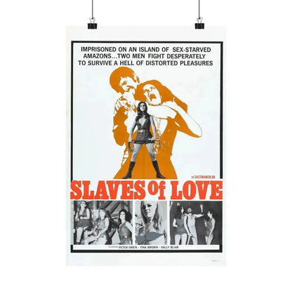 SLAVES OF LOVE 1969 - Paper Movie Poster 12″ x 18″ Matte - The Sticker Space