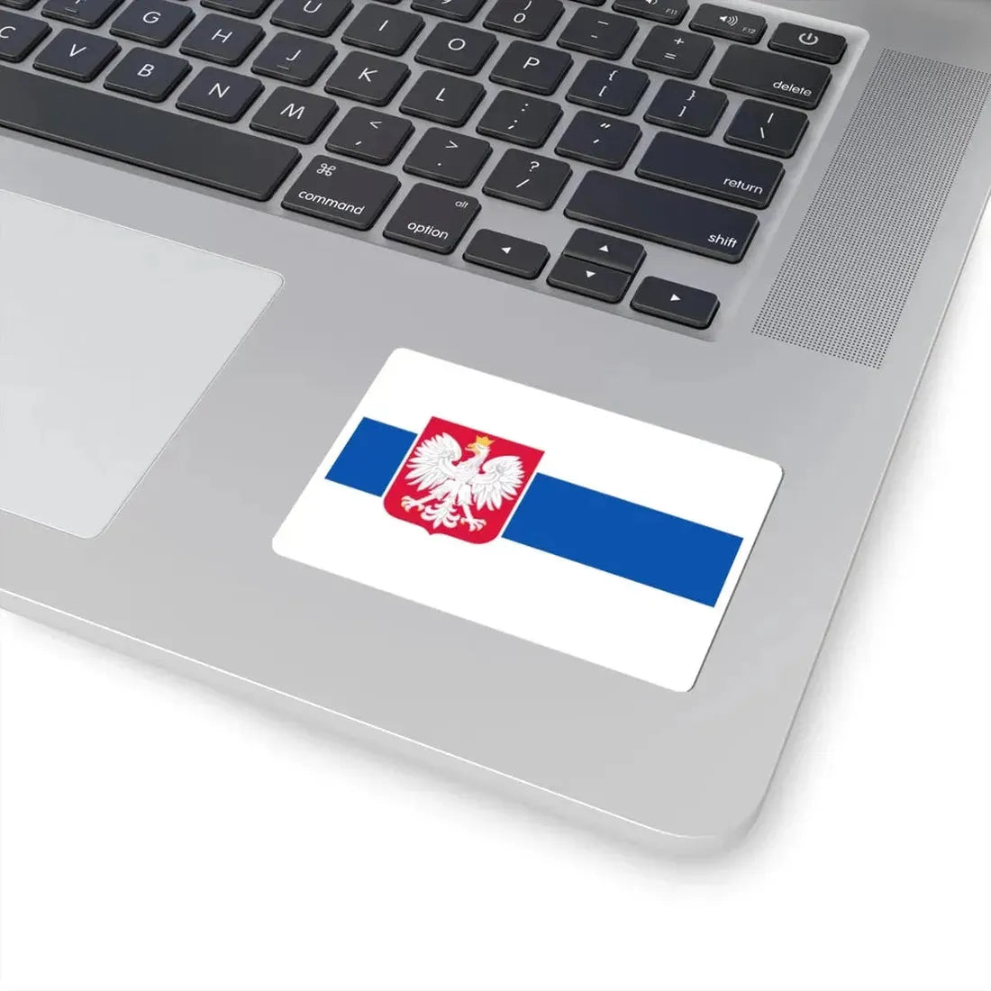 Slavic Flag of Poland White-blue-white flag (Poland) STICKER Vinyl Kiss-Cut Decal - The Sticker Space