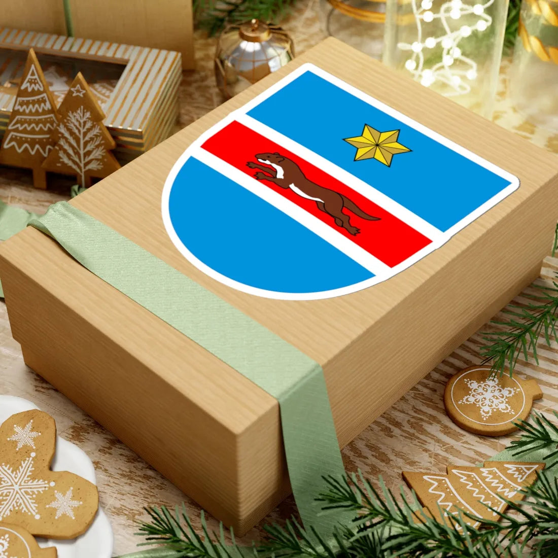 Slavonia Arms 1496 (Croatia) (Coat of Arms) STICKER Vinyl Kiss-Cut Decal - The Sticker Space