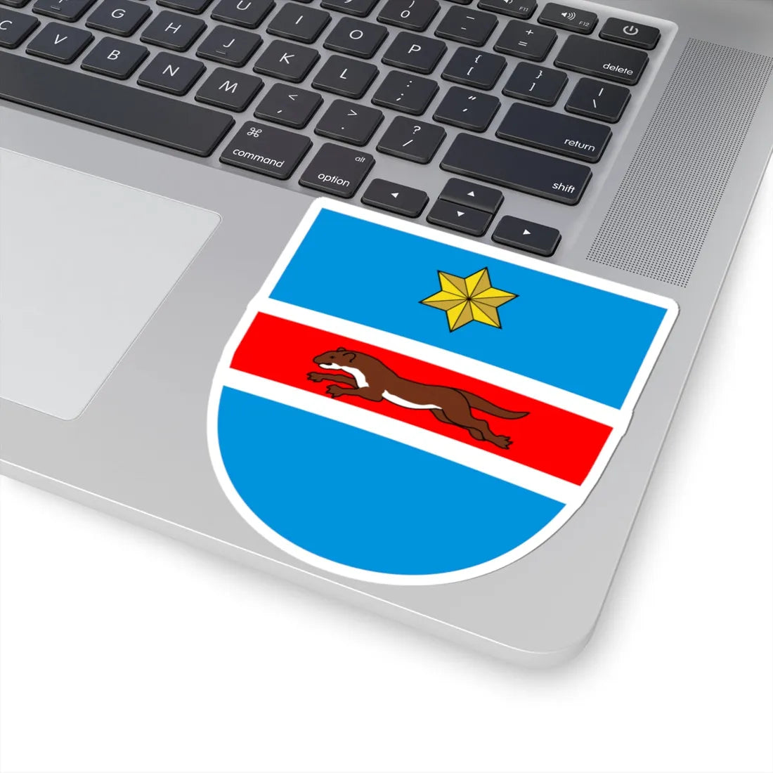 Slavonia Arms 1496 (Croatia) (Coat of Arms) STICKER Vinyl Kiss-Cut Decal - The Sticker Space