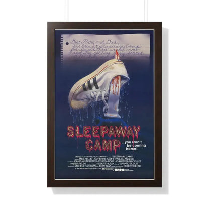 SLEEPAWAY CAMP 1983 - Framed Movie Poster 20" x 30" Walnut - The Sticker Space