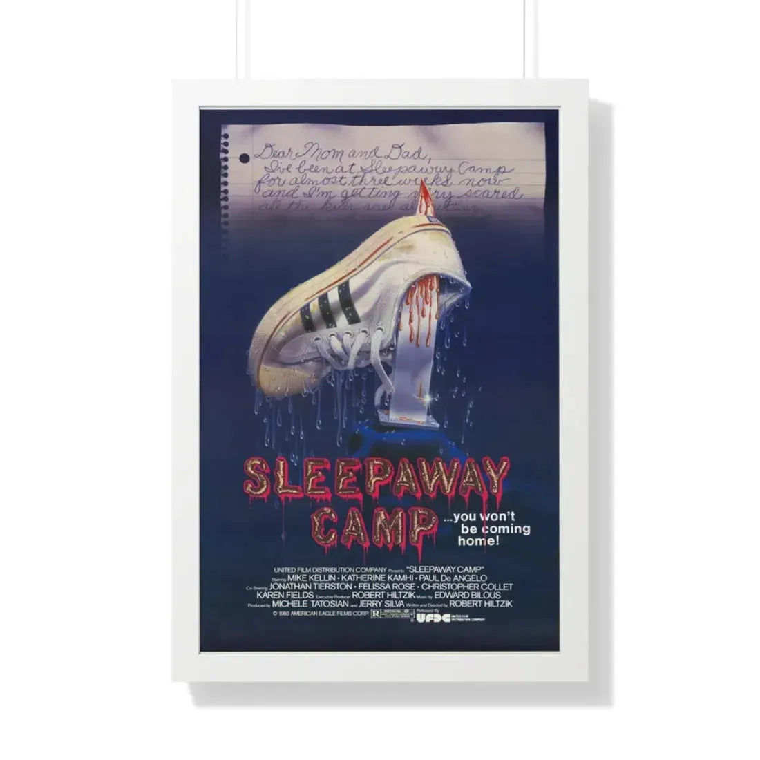 SLEEPAWAY CAMP 1983 - Framed Movie Poster 20" x 30" White - The Sticker Space