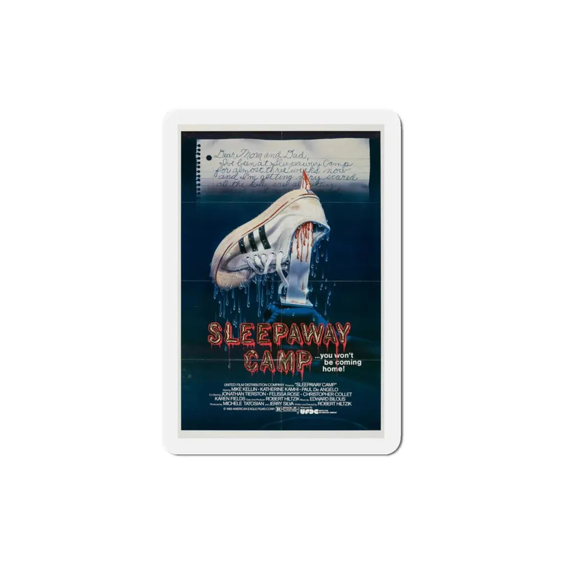 Sleepaway Camp 1983 Movie Poster Refrigerator Magnet 3 Inch - The Sticker Space