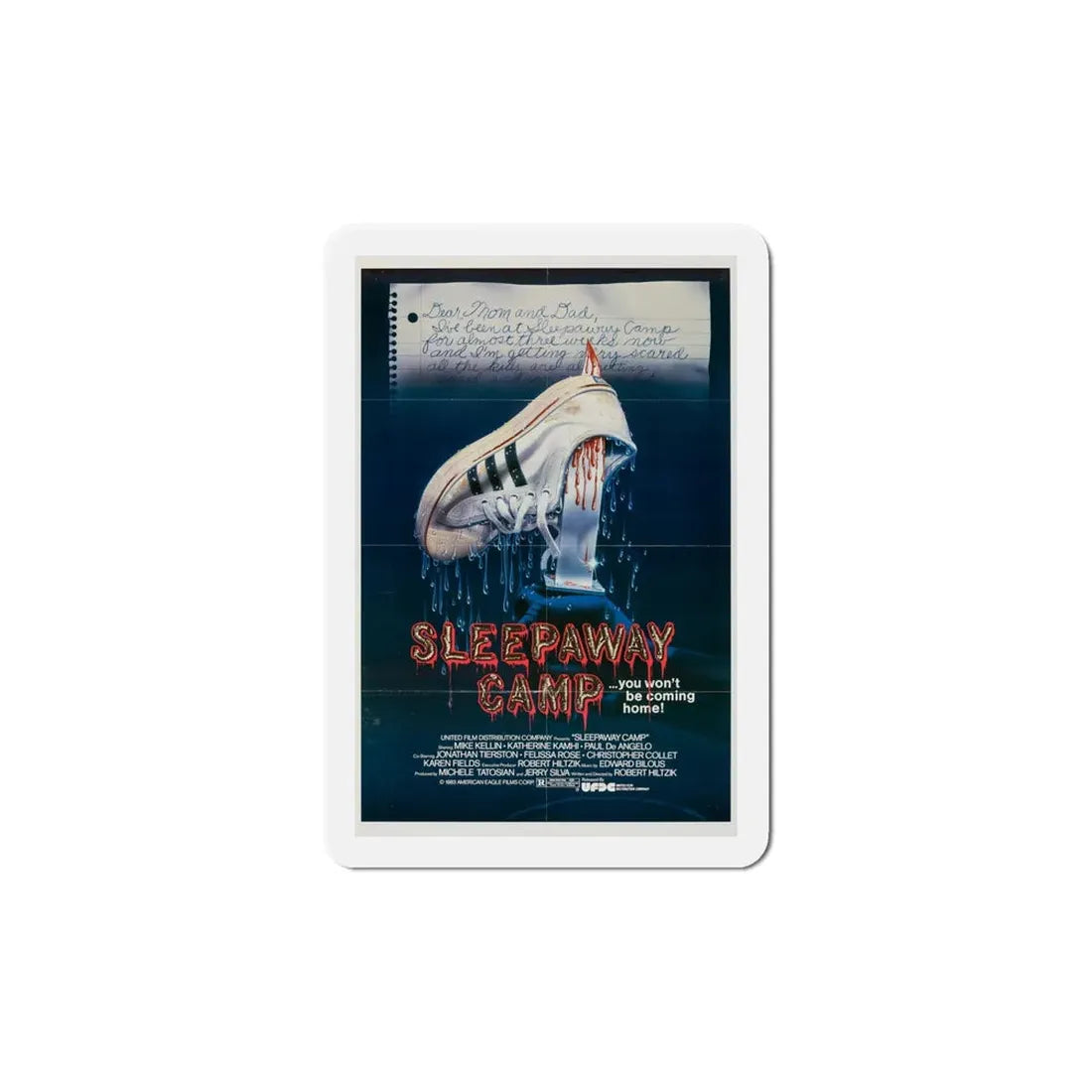 Sleepaway Camp 1983 Movie Poster Refrigerator Magnet 6 Inch - The Sticker Space