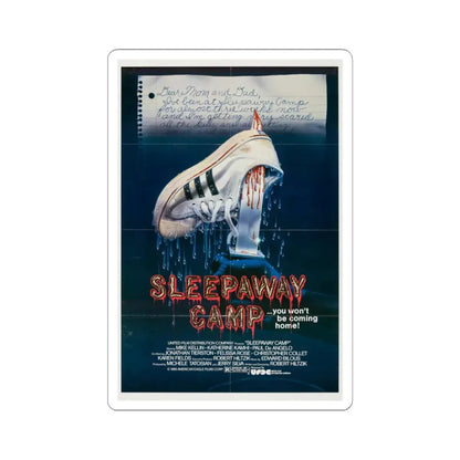 Sleepaway Camp 1983 Movie Poster - STICKER Vinyl Kiss-Cut Decal 6 Inch White - The Sticker Space