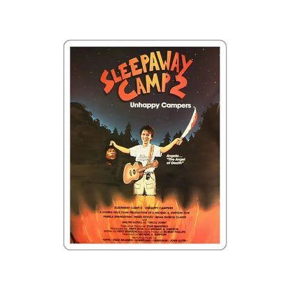 SLEEPAWAY CAMP 2 1988 Movie Poster STICKER Vinyl Die-Cut Decal 3 Inch - The Sticker Space
