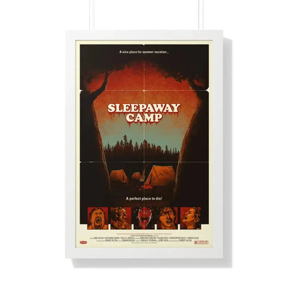 SLEEPAWAY CAMP (MONDO) 1983 - Framed Movie Poster 20" x 30" White - The Sticker Space