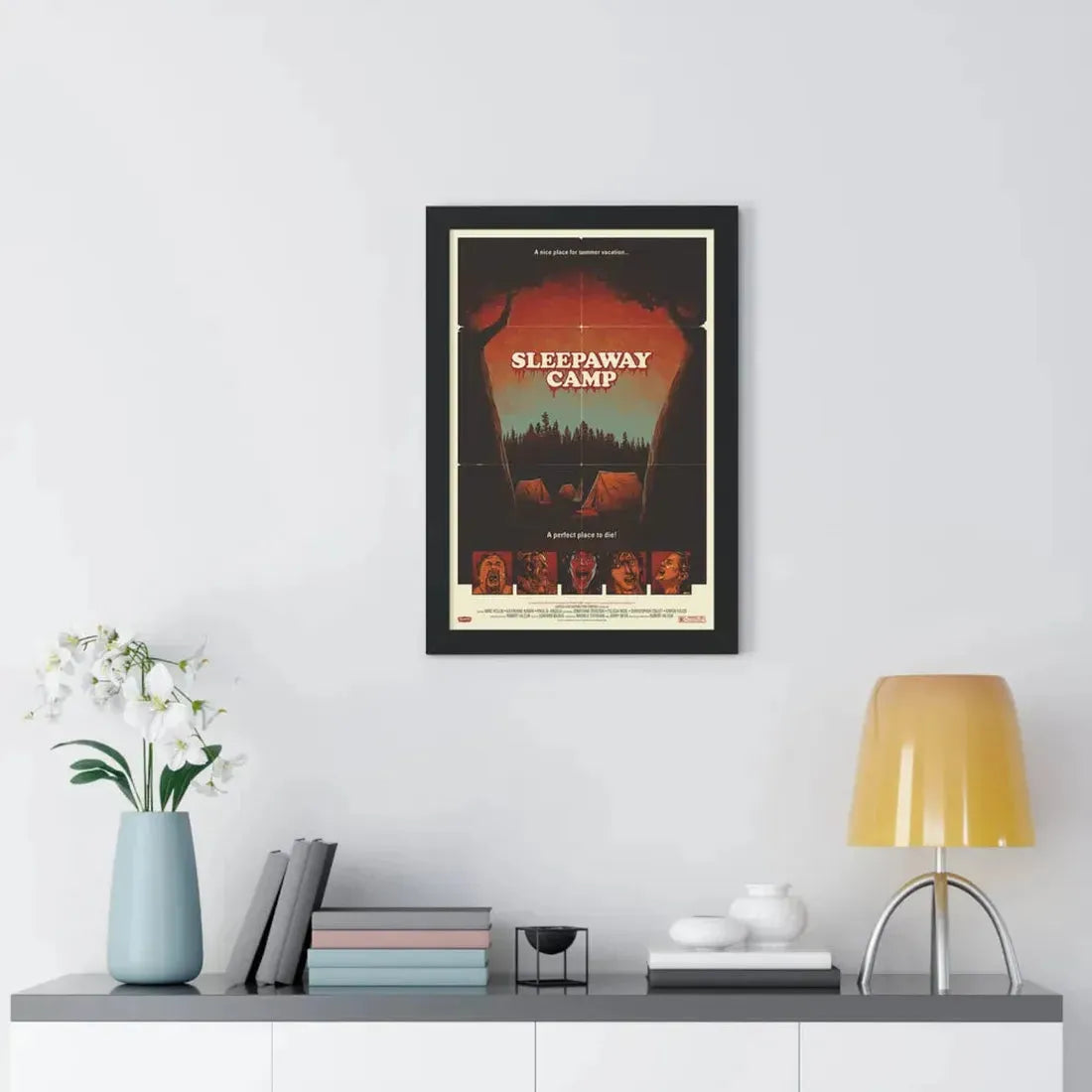 SLEEPAWAY CAMP (MONDO) 1983 - Framed Movie Poster - The Sticker Space