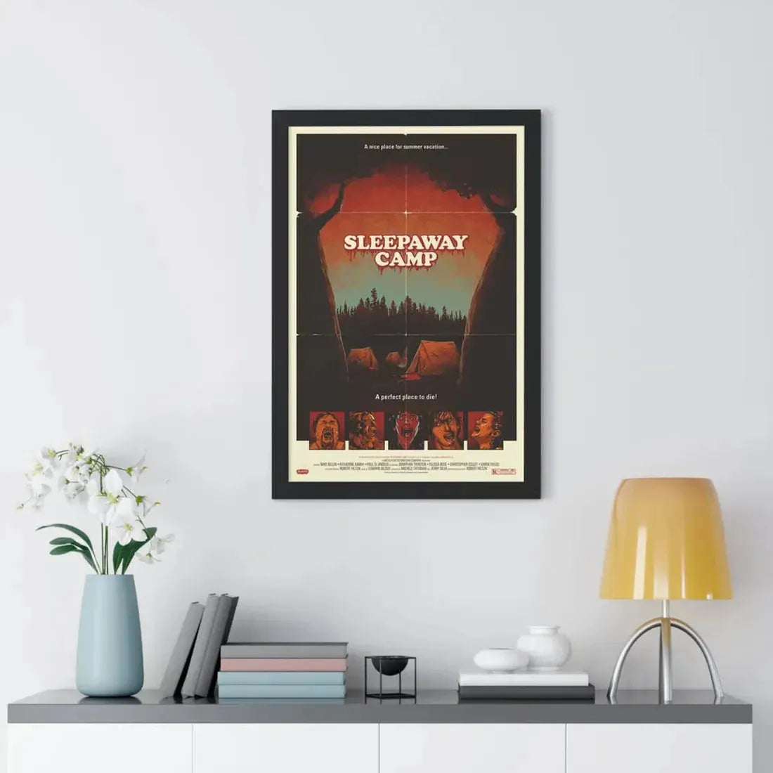 SLEEPAWAY CAMP (MONDO) 1983 - Framed Movie Poster - The Sticker Space