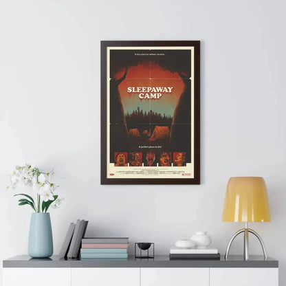 SLEEPAWAY CAMP (MONDO) 1983 - Framed Movie Poster - The Sticker Space