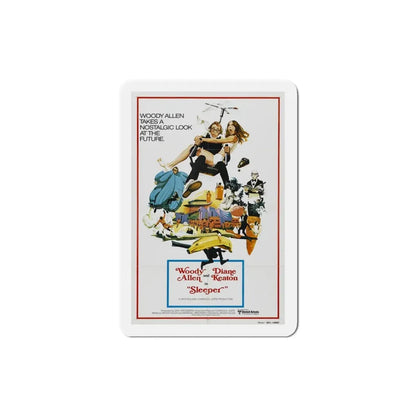 Sleeper 1973 Movie Poster Refrigerator Magnet 3 Inch - The Sticker Space