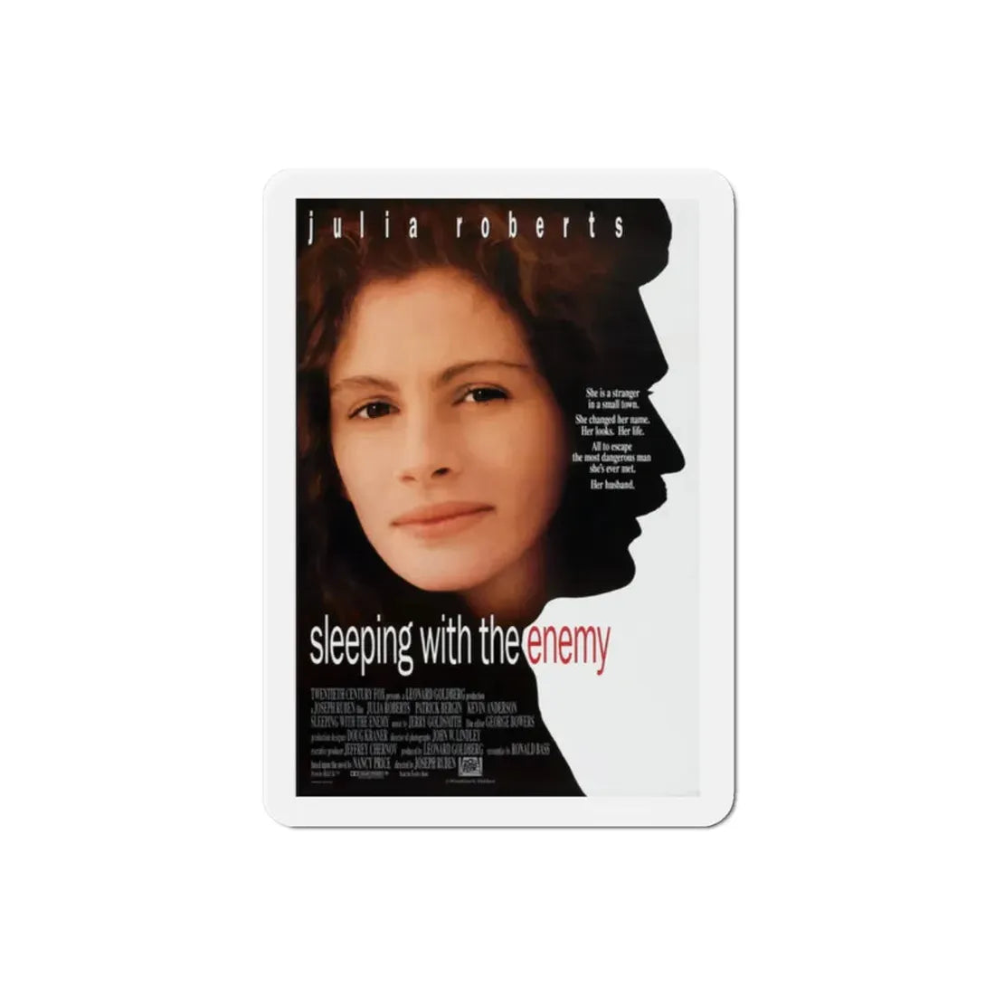 Sleeping With the Enemy 1991 Movie Poster Refrigerator Magnet 2 Inch - The Sticker Space