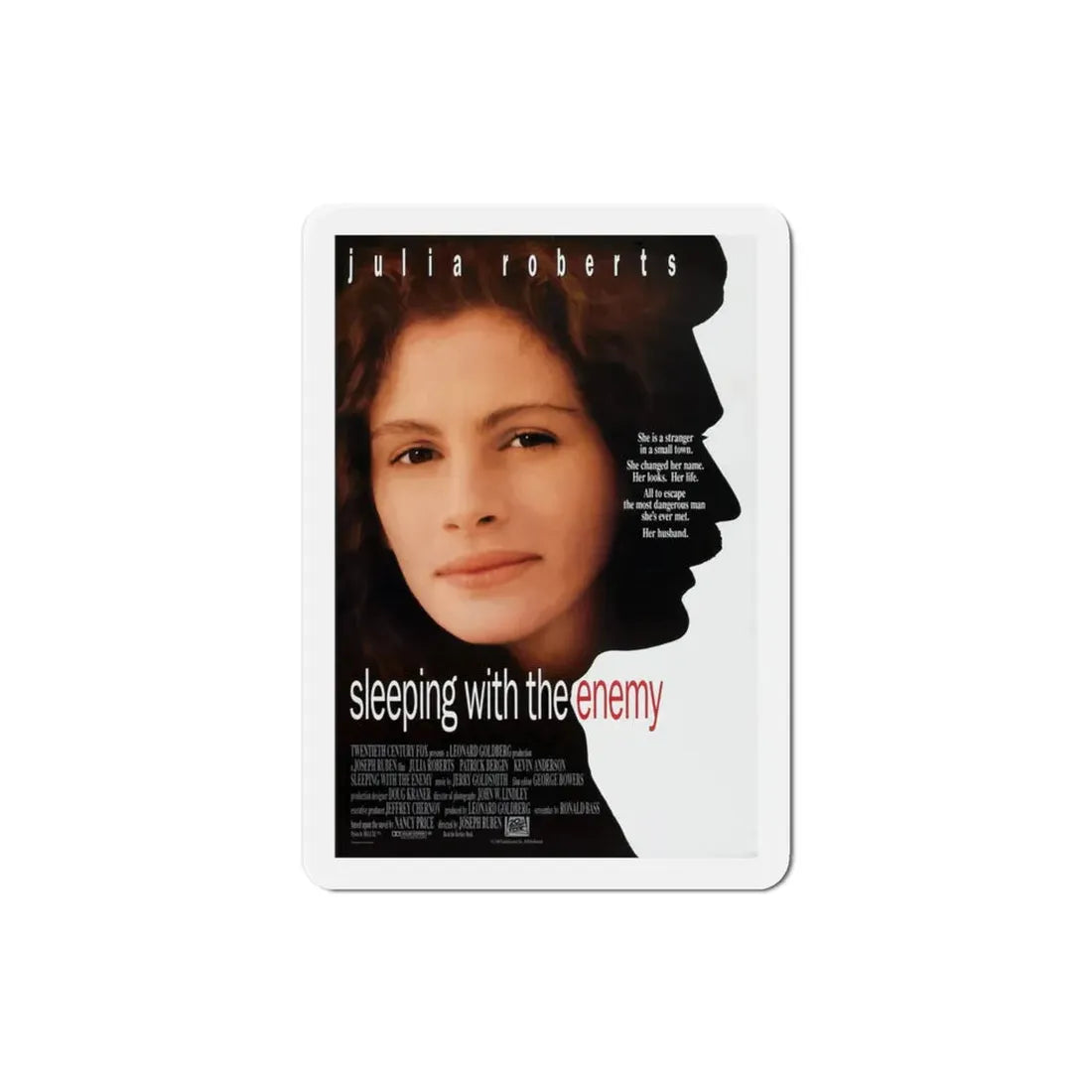 Sleeping With the Enemy 1991 Movie Poster Refrigerator Magnet 3 Inch - The Sticker Space