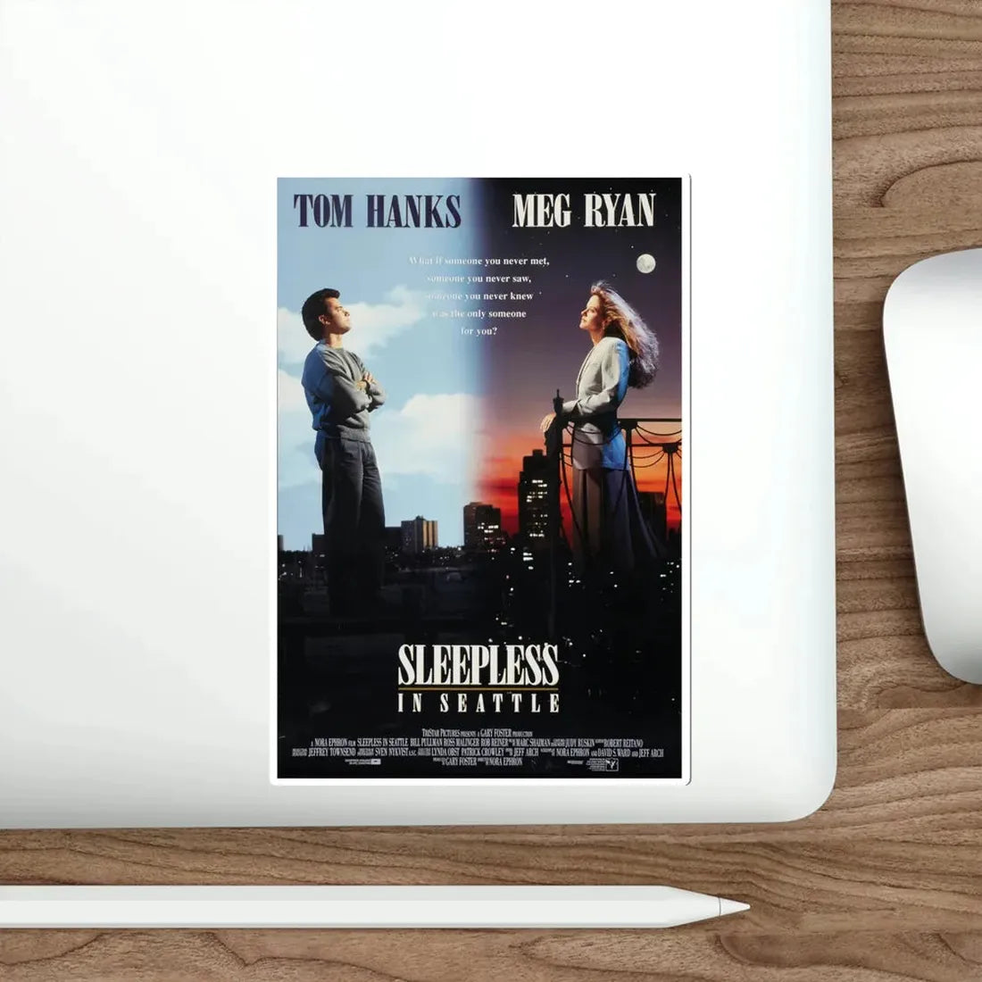 Sleepless in Seattle 1993 Movie Poster STICKER Vinyl Die-Cut Decal - The Sticker Space