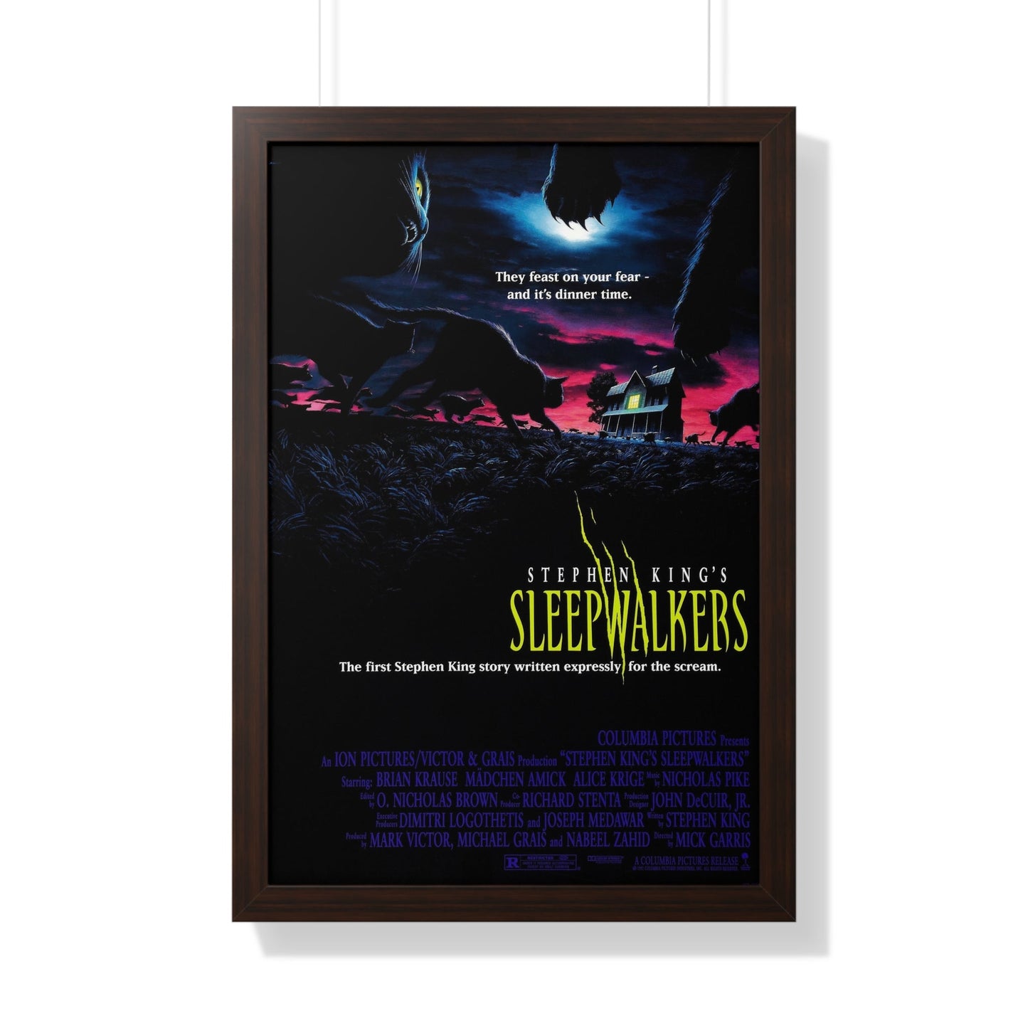 SLEEPWALKERS 1992 - Framed Movie Poster-20" x 30"-The Sticker Space