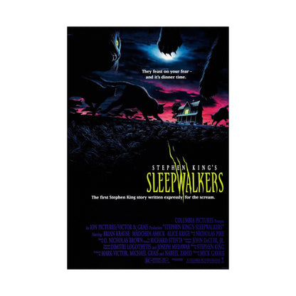 SLEEPWALKERS 1992 - Paper Movie Poster-The Sticker Space