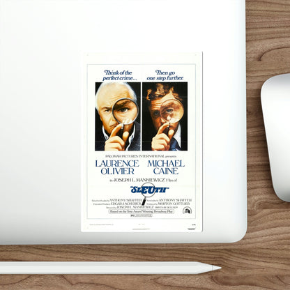 Sleuth 1972 Movie Poster STICKER Vinyl Die-Cut Decal-The Sticker Space