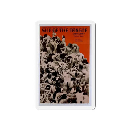 SLIP OF THE TONGUE 1971 Movie Poster - Refrigerator Magnet 4 Inch Die-Cut - The Sticker Space