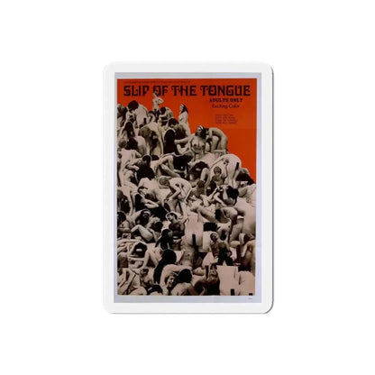 SLIP OF THE TONGUE 1971 Movie Poster - Refrigerator Magnet 6 Inch Die-Cut - The Sticker Space