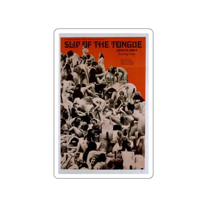 SLIP OF THE TONGUE 1971 Movie Poster STICKER Vinyl Die-Cut Decal 2 Inch - The Sticker Space