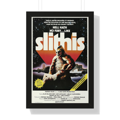 SLITHIS 1978 - Framed Movie Poster-16″ x 24″-The Sticker Space