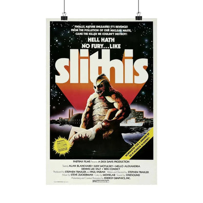 SLITHIS 1978 - Paper Movie Poster 12″ x 18″ Matte - The Sticker Space