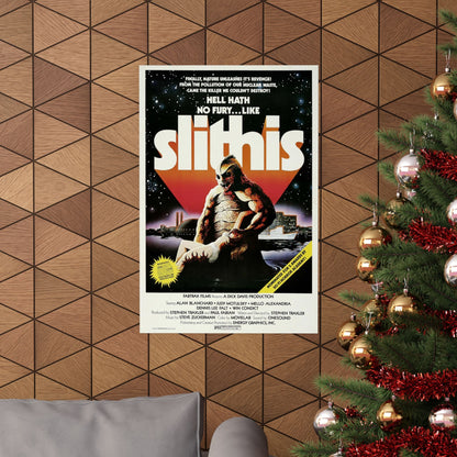 SLITHIS 1978 - Paper Movie Poster-The Sticker Space