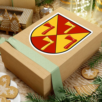 Slokhyni coat of arms escutcheon (Ukraine) (Coat of Arms) STICKER Vinyl Kiss-Cut Decal - The Sticker Space