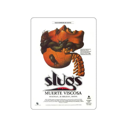 SLUGS THE MOVIE (SPANISH) 1988 Movie Poster STICKER Vinyl Die-Cut Decal 3 Inch - The Sticker Space