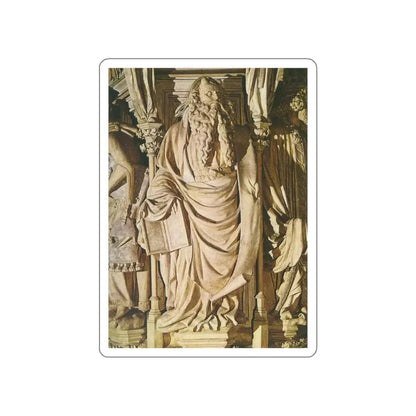 SLUTER, Claus -moses-Moses (Artwork) STICKER Vinyl Die-Cut Decal White Die-Cut 3 Inch - The Sticker Space