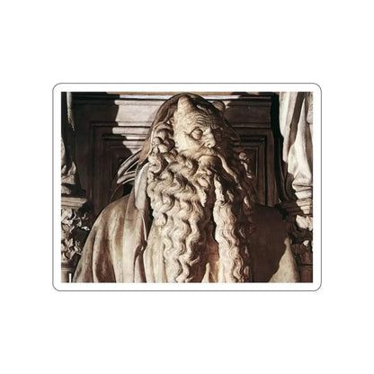 SLUTER, Claus -moses-Moses (detail) (Artwork) STICKER Vinyl Die-Cut Decal White Die-Cut 2 Inch - The Sticker Space