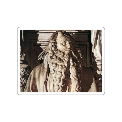 SLUTER, Claus -moses-Moses (detail) (Artwork) STICKER Vinyl Die-Cut Decal White Die-Cut 3 Inch - The Sticker Space