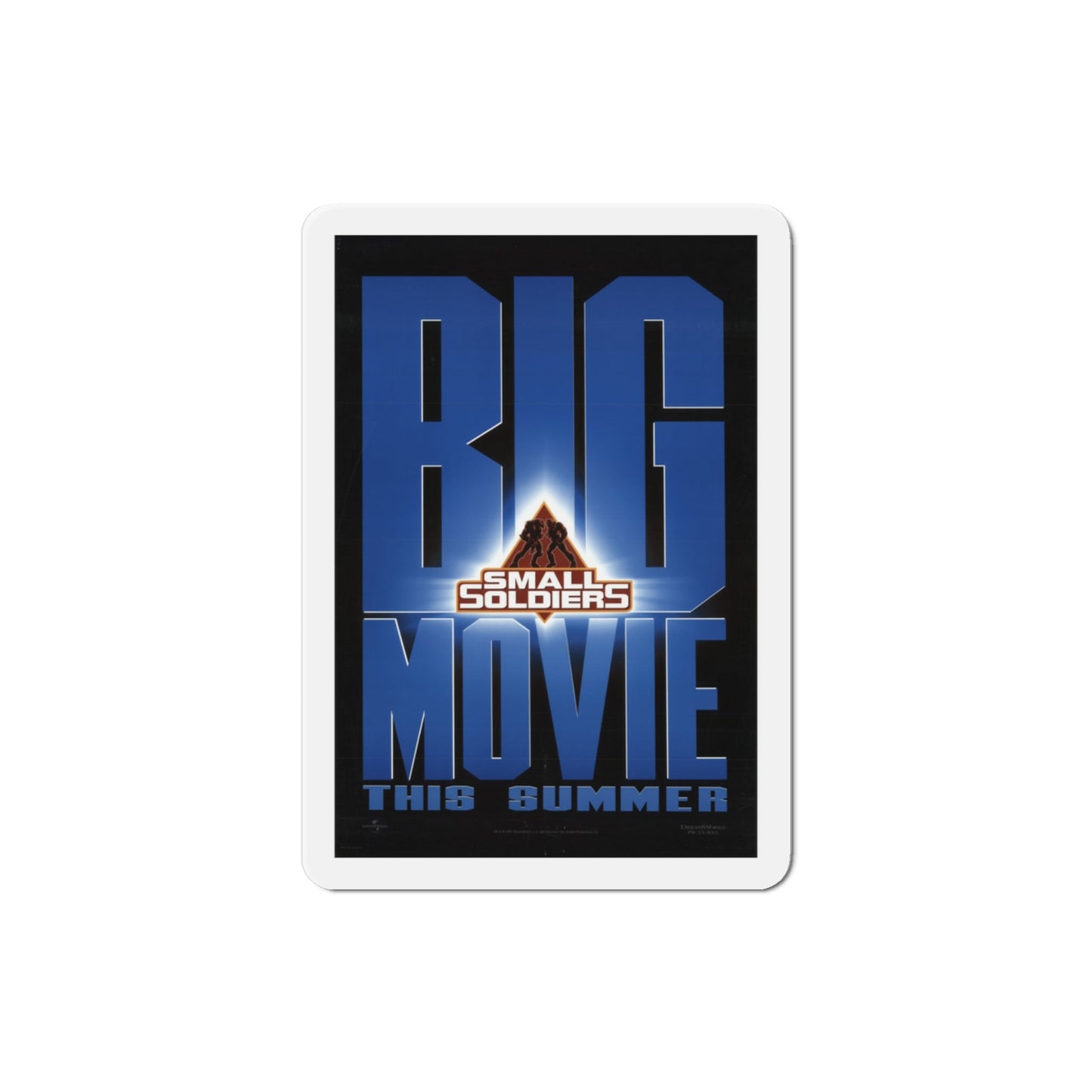 Small Soldiers 1998 Movie Poster Die-Cut Magnet-3" x 3"-The Sticker Space