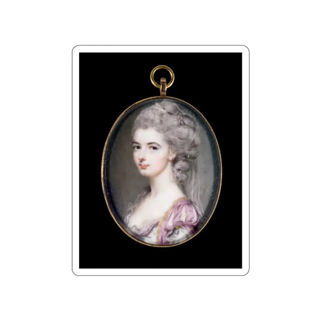 SMART, John - A Lady (Artwork) STICKER Vinyl Die-Cut Decal White Die-Cut 4 Inch - The Sticker Space