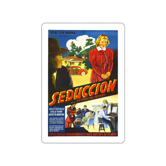 SMASHING THE VICE TRUST 1937 Movie Poster STICKER Vinyl Die-Cut Decal 2 Inch - The Sticker Space