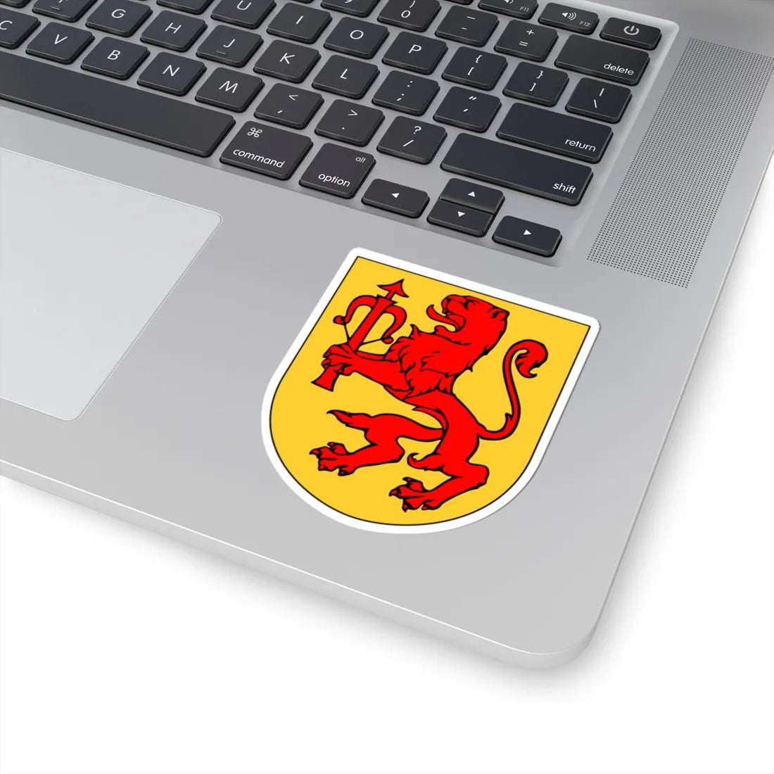 SmålandCoA (Sweden) (Coat of Arms) STICKER Vinyl Kiss-Cut Decal - The Sticker Space