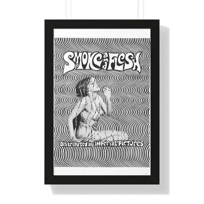 SMOKE AND FLESH 1968 - Framed Movie Poster 16″ x 24″ Black - The Sticker Space