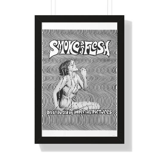 SMOKE AND FLESH 1968 - Framed Movie Poster-16″ x 24″-The Sticker Space