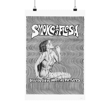 SMOKE AND FLESH 1968 - Paper Movie Poster 12″ x 18″ Matte - The Sticker Space
