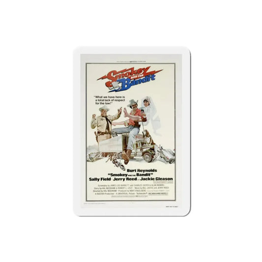 Smokey and the Bandit 1977 Movie Poster Refrigerator Magnet 2 Inch - The Sticker Space