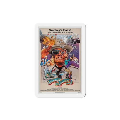 Smokey and the Bandit Part 3 1983 Movie Poster Refrigerator Magnet 3 Inch - The Sticker Space