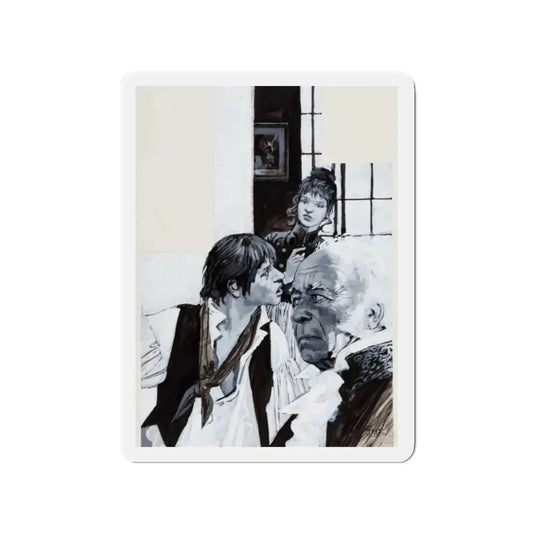 Smuggler (c. 1960s) (Magazine Illustration) Refrigerator Magnet 2 Inch Die-Cut - The Sticker Space