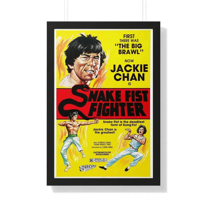 SNAKE FIST FIGHTER 1973 - Framed Movie Poster 20" x 30" Black - The Sticker Space