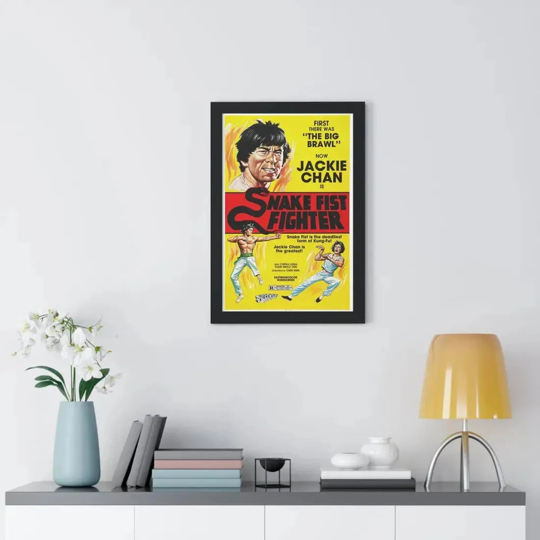 SNAKE FIST FIGHTER 1973 - Framed Movie Poster - The Sticker Space