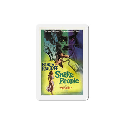 Snake People 1971 Movie Poster Die-Cut Magnet-3 Inch-The Sticker Space