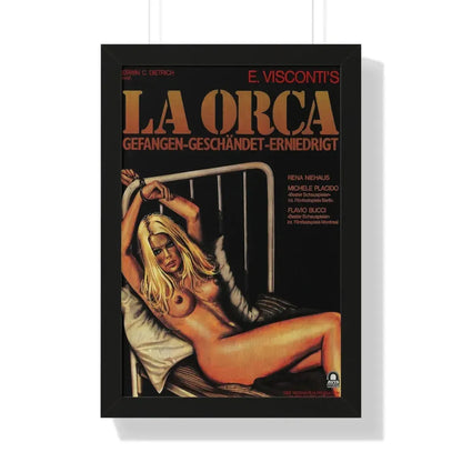 SNATCH (LA ORCA) 1976 - Framed Movie Poster 16″ x 24″ Black - The Sticker Space